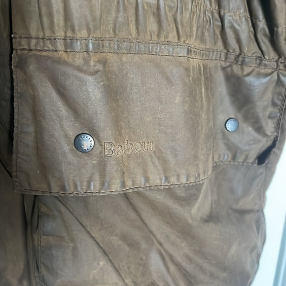 Barbour Classic Durham Waxed Jacket Size 46 Pre-Owned - Picture 10 of 16